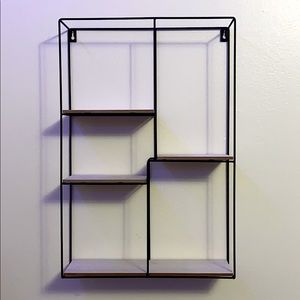 This is a decently sized shelf that can be hung